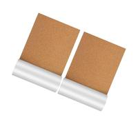 Homoyoyo Rotolo di Sughero Autoadesivo Spesso 2 MM 2 Pezzi 20X200 CM Pannello per Bacheca Fai da Te Supporto Adesivo per Ufficio Scuola e Lavori Artigianali da Parete