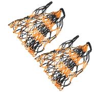 Homoyoyo Sacchi per Fieno Appesi 2 Pezzi in Rete Resistente Nera e Gialla Mangiatoie Lente per Cavalli e Capre da Stalla e Pascolo Sacco per Alimentazione Sospesa Antispreco per Bestiame