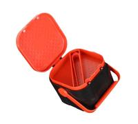 Homoyoyo Scatola Traspirante per Lombrichi Coperchio, Contenitore Portatile per Esche Vive in Plastica Spessa, per Pesca e Allevamento di Vermi del Sangue