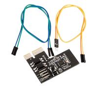 Homoyoyo Scheda Pulsante Accensione PC Controllo Remoto, Design Compatto e Portatile in Plastica Chip per Fornitura di Computer Efficiente