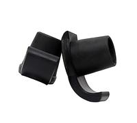 Homoyoyo Sci Per Deambulatori Antiscivolo Nero, Accessori Per Deambulatori Punte in Gomma Ad Alta Resistenza, Componenti Walker Per Stabilità e Sicurezza Dei Pazienti