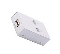 Homoyoyo Selettore USB 20 per Condivisione Automatica Stampante e Dispositivo di Scansione Commutatore Periferiche Doppio Porta per Ufficio e Uso Domestico Dispositivo Condivisibile per