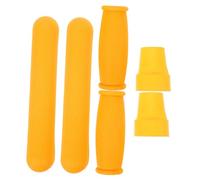 Homoyoyo Set 1 Coppia Cuscinetti Ascellari per Stampelle Antiscivolo in Gomma Tpr Impugnatura Confortevole per Gomito, Accessori per Stampelle Adatti a Varie Occasioni