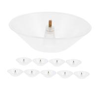 Homoyoyo Set 10 Pezzi Vaschette Raccolta Olio Esausto in Plastica Per Da Cucina, Contenitori Olio Di Aspirazione Compatibili, Accessori Ricambio Per Cucina Domestica