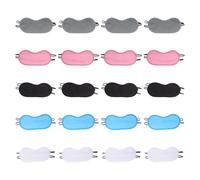 Homoyoyo Set 20 Pezzi Maschere per Dormire Occhi Morbide e Traspiranti, Maschera Oscurante per Pisolini e Viaggio, Cinghie Elastiche per Uomini, Donne e Adolescenti, Protezione Luce
