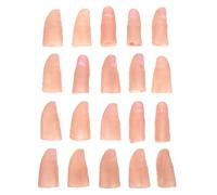 Homoyoyo Set 20 Punte per Pollice Simulate in Vinile Flessibile, Accessori per Giochi e Oggetti di Scena Magici, Adatti per Spettacoli, Feste e Intrattenimento Professionale e Amatoriale