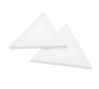 Homoyoyo Set 2pannelli Triangolari per Dipingere in Cotone e Fibra, Tavole Creative per Pittura Diy, Alta Stabilità e Permanenza, Adatte a Tutti i Tipi di Media