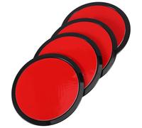 Homoyoyo Set 4 Pezzi Cuscinetti Adesivi Rotondi 8Cm Pompa Aspirante Rinforzata per Supporto Navigatore Auto Plastica Resistente Alte Temperature Accessori Montaggio Cruscotto