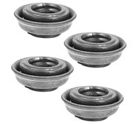 Homoyoyo Set 4 Pezzi Cuscinetti Stelo Forcella in Acciaio Per Sedie a Rotelle, Accessori Per Ruota Anteriore, Cuscinetti a Sfere Per Sterzo Fluido e Sostituzione Semplice