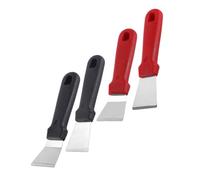 Homoyoyo Set 4 Pezzi Raschietto per Ghiaccio in Acciaio Resistente Manico Ergonomico Pala Antighiaccio Portatile per Frigorifero Foro per Appenderlo Strumento Pratico per la Rimozione