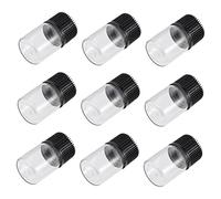 Homoyoyo Set da 36 Bottiglie Facili da Pulire da 2ml in Vetro Trasparente Resistenti ai Prodotti Chimici per Oli Essenziali per Aromaterapia e Viaggi