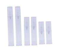 Homoyoyo Set Da 6 Contenitori Da Viaggio a Di Perdite, Flaconi Ricaricabili Da 5ml, 10ml e 15ml, Morbidi e Portatili Per Shampoo, Lozione e Cosmetici, Per Viaggi in Aereo Senza Check-in