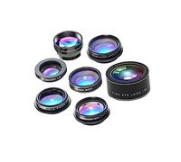 Homoyoyo Set Di Obiettivi Per Fotocamera Del Telefono Obiettivo Fish-eye 198° Grandangolo 0 63x Macro 15x Teleconvertitore 2x Nero Facile Da Installare