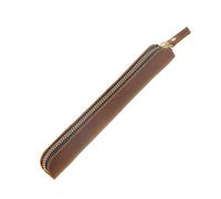 Homoyoyo Set di penne in pelle di mucca penna stilografica matita Conchiglia borsa tasca marsupio mano sacchetto a penna astuccio Custodia per penna con cerniera portapenne con cerniera