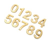 Homoyoyo Set Di Targhe Adesive Per Numeri Civici Facili Da Installare Con Numero Civico E Numero Di Porta (0-9 5 Cm Ciascuna)