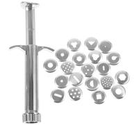 Homoyoyo Set Estrusore Argilla 21 Pezzi con Stampi in Acciaio Inox, Spremi-Argilla Comodo e Multiuso, Kit Portatile per Ceramica e Modellazione Creativa Adatto a Hobbisti e Artisti