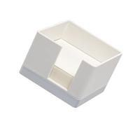 Homoyoyo Set Porta Blocco Note Mini Memo Box da Scrivania in Colore Avorio Foglietti Organizer Memo Pad Portatile per Ufficio Scuola e Casa Supporto per Appunti e Promemoria Personali