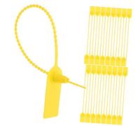 Homoyoyo Sigilli Cinturino Autobloccante 100 Pezzi Impermeabili, Per Sacchi Clinici e Pacchi Postali, Applicazione Manuale Senza Attrezzi