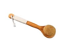 Homoyoyo Spazzola Doccia Esfoliante con Setole Naturali Durezza Manico lungo Ergonomico per Massaggio e Bagnato Stimola Circolazione e per Famiglia