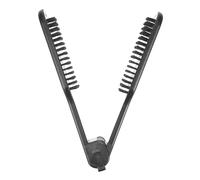 Homoyoyo Spazzola Lisciante Doppia con Clip Pettine Antistatico per Raddrizzatura Strumento Styling per Personale e Adatta Tutti Tipi