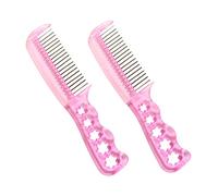 Homoyoyo Spazzola per Parrucca 2 Pezzi Rosa Antistatica per Chioma di Bambola Pettine per Parrucche da Donna per Extension e Chioma Lisci senza Nodi per Ragazze e Bambole