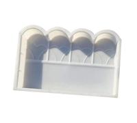 Homoyoyo Stampo per Recinzione in Cemento Plastica Riutilizzabile per Giardino Aiuola Decorativo con Motivo Delicato Facile da Usare per Percorsi e Aree Verdi