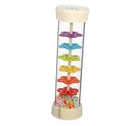 Homoyoyo Strumento Musicale Della Pioggia Rainmaker Shaker Uditivo Sensoriale Per Neonati e - Gioco Educativo in Legno Naturale - Dimensioni Compatte e Facile Da Maneggiare Naturale