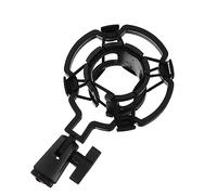 Homoyoyo Supporto Antivibrazione Per Microfono - Shock Mount Professionale Con Clip Universale Per Microfoni Da - Colore Nero Design Ergonomico e Antishock Per Registrazioni Ottimali