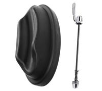 Homoyoyo Supporto Fisso per Ruota Anteriore Bicicletta 2 Pezzi Pastiglia in Plastica Resistente per Allenamento Indoor, Tappetino Stabile per Bici da Strada e Mountain Bike, Accessorio