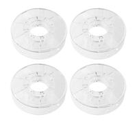 Homoyoyo Supporto per Bobine di Filamento 3d in Plastica Trasparente Vuote da 0,25 Kg, Set da 4 Pezzi, Riutilizzabile per Gestione Filamenti e Stampa 3d da Tavolo