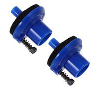 Homoyoyo Supporto per Piatti Hi-hat 2 Pezzi Cuscinetto in Feltro Blu 2.2mm, Accessori per Batteria Jazz Compatibili, Parti per Tamburo Frizione Charleston, Montaggio Stabile per Esecuzioni
