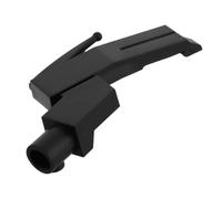 Homoyoyo Supporto per Puntina Giradischi Testina a Stilo in Plastica Nera, Ricambio Stabile per Fonografo e Accessori Vinili, Installazione Semplice per Collezionisti di Musica Retrò