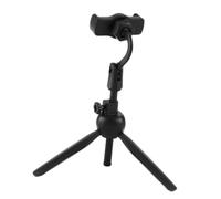 Homoyoyo Supporto per Smartphone Flessibile in Abs e Cavalletto per Video e Webcast Nero
