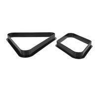 Homoyoyo Supporto Triangolare per Piscina in Plastica Resistente 2 Pezzi, Porta-Palle da Biliardo per Tavolo Casa, Rastrelliera Stabile per Sala Giochi e Club di Snooker