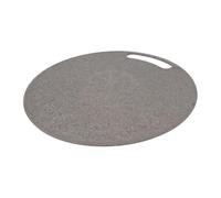 Homoyoyo Tagliere in Plastica Effetto Marmo Rotondo Antiscivolo Resistente e Versatile per Frutta Verdura e Pane con Opzione Sospensione per Cucina Elegante