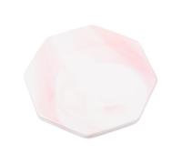 Homoyoyo Tavolozza per Unghie Fake Nails Unghie Gel Decorazioni Unghie espositore smalti pennellino Unghie tabelloni per Manicure Strumenti per la visualizzazione delle Unghie Ceramica Rosa