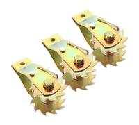 Homoyoyo Tenditore per Filo D'acciaio 3 Pezzi in Acciaio Resistente per Recinzioni Esterne e Funi Metalliche ad Alta Tensione, Utensile per Fissaggio Cavi e Tiraggio in Ambienti Esterni