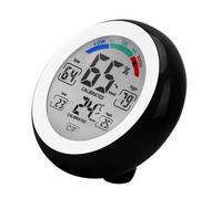 Homoyoyo Termometro Digitale Touchscreen con Display LCD Igrometro Preciso per Monitoraggio Temperatura e Umidità in Casa Ufficio e Camerette Sensore Ambientale Multifunzione