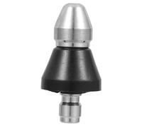 Homoyoyo Ugello in Acciaio Inossidabile per Idropulitrice Alta Pressione Spray Potente per Pulizia Tubazioni e Lavaggio Auto Compatibile con Innesto Rapido Resistente e Versatile per Spurgo