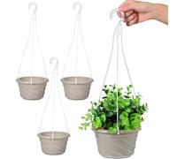 Homoyoyo Vaso per Piante da Appendere Pvc Foro Drenante 4 Pezzi