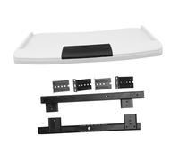 Homoyoyo Vassoio Porta Tastiera Scorrevole Sottoscrivania in Abs e Acciaio Regolabile Ergonomico Con Cassetto Estraibile Per Ufficio e Casa Organizzatore Desk Keyboard Storage Tray