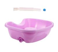 Homoyoyo Vassoio Portatile per Lavare i per Anziani e Malati Lavabo per Shampoo Bordo Ergonomico Lavaggio Facile a per Persone Costrette a
