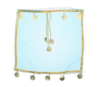 Homoyoyo Velo Da Spettacolo Di Danza Maschera Di Velo Esotico Velo Di Danzatrice Del Ventre Velo Per Il Viso Per La Danza Velo Per La Testa Per Le Donne Metallo Sky-blue