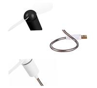 Homoyoyo Ventilatore Portatile Silenzioso Flessibile 4 Pezzi e USB Colore Casuale Collo D'oca in Tpe Facile da Orientare per Estate Ufficio e Scuola