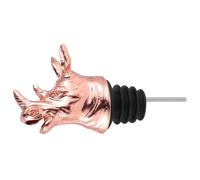 Homoyoyo Versatore Vino Testa Rinoceronte in Lega di Zinco Dispositivo Versatore Bottiglia Creativo Rosé Antigoccia Leggero per Bar Feste e Ristoranti Dosatore Vino Originale per Party