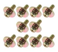 Homoyoyo Viti a Testa Svasata per Alette Batteria 20 Pezzi in Lega di Zinco Colorate, Accessori per Strumenti Musicali, Viti di Fissaggio per Rullante e Grancassa, Montaggio Rapido