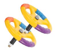 Homoyoyo Volante per 2 Pezzi per Auto a Dondolo in Plastica Colorata Impugnatura Antiscivolo, Accessorio Giocattolo per Auto Oscillante, Stimola Gioco Creativo e Sviluppo Sensoriale
