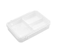 HOMRAA Contenitore per il pranzo Bento Box, portatile a 3 scomparti, contenitore per alimenti riscaldabile, adatto per forno a microonde, lavastoviglie e congelatore