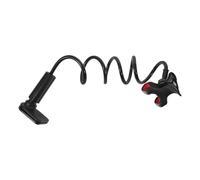 HOMSFOU 1.2m Supporto per Telefono Collo d Oca Braccio lungo Regolabile da Staffa Morsetto Flessibile per Telefono Cellulare e Tablet Montaggio su Scrivania o Letto