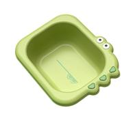 HOMSFOU 1 Pc lavabo volto infantile lavapiatti vaschetta per il bagnetto vasca da bagno vaschetta per la pulizia del neonato bacino per bambini Cartone animato Lavello bacino pieghevole pp
